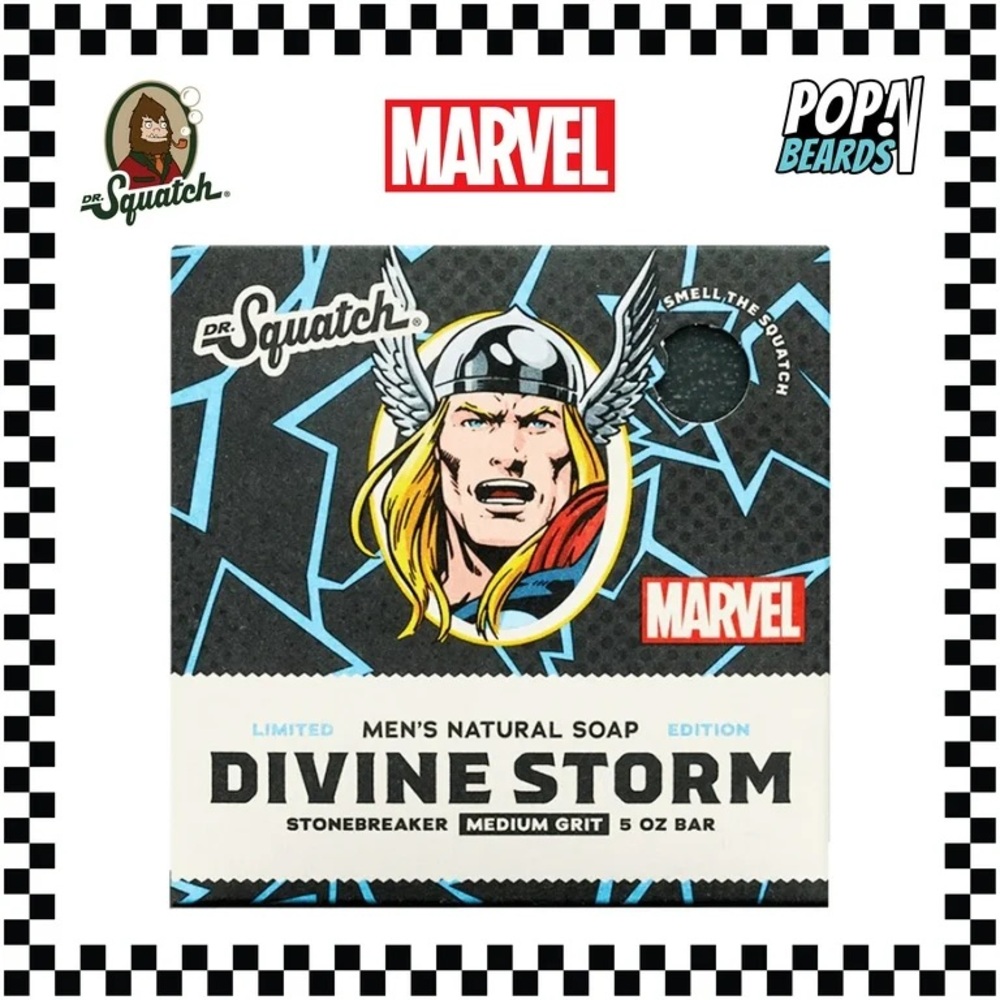 Dr.Squatch Marvel Divine Storm Soap